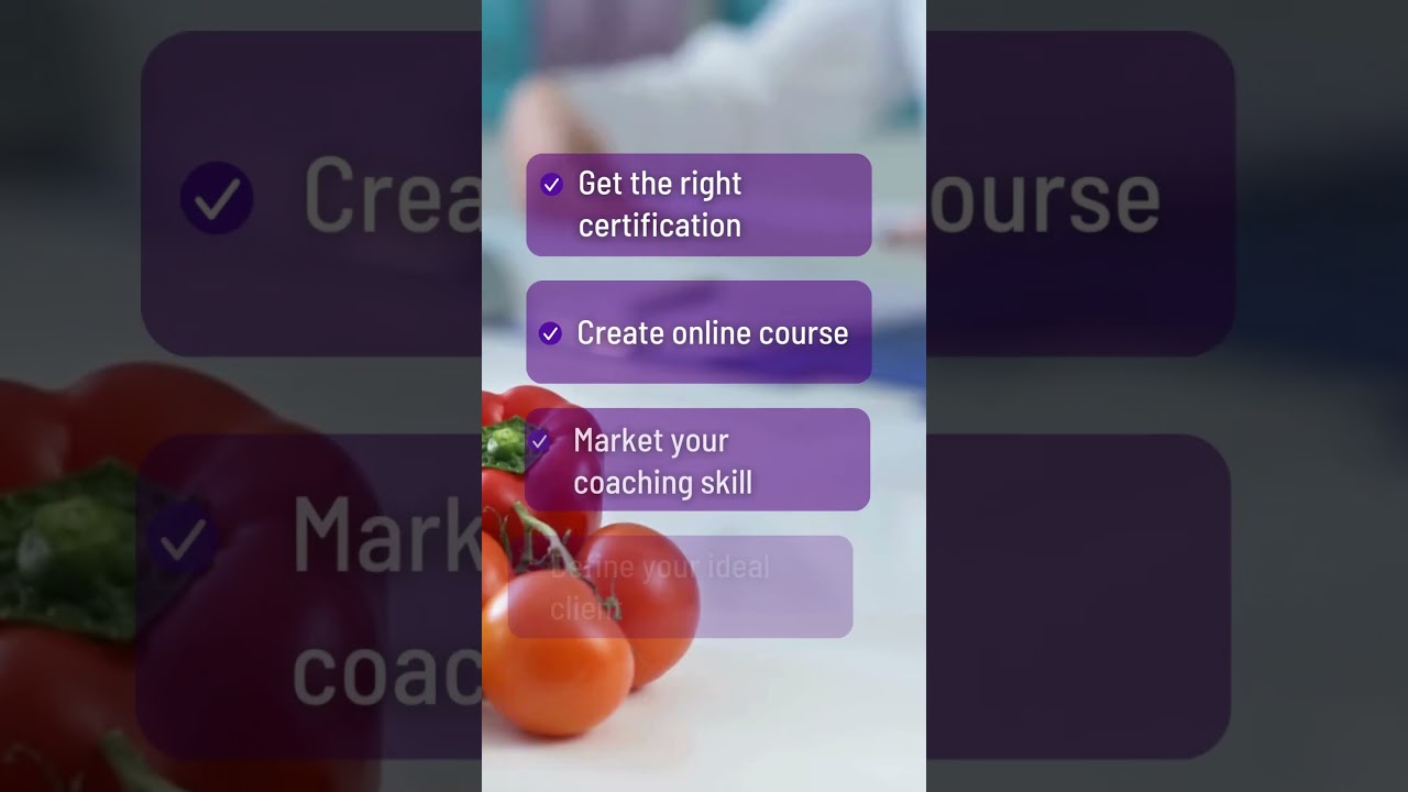 How to become an online nutrition coach ✨ 