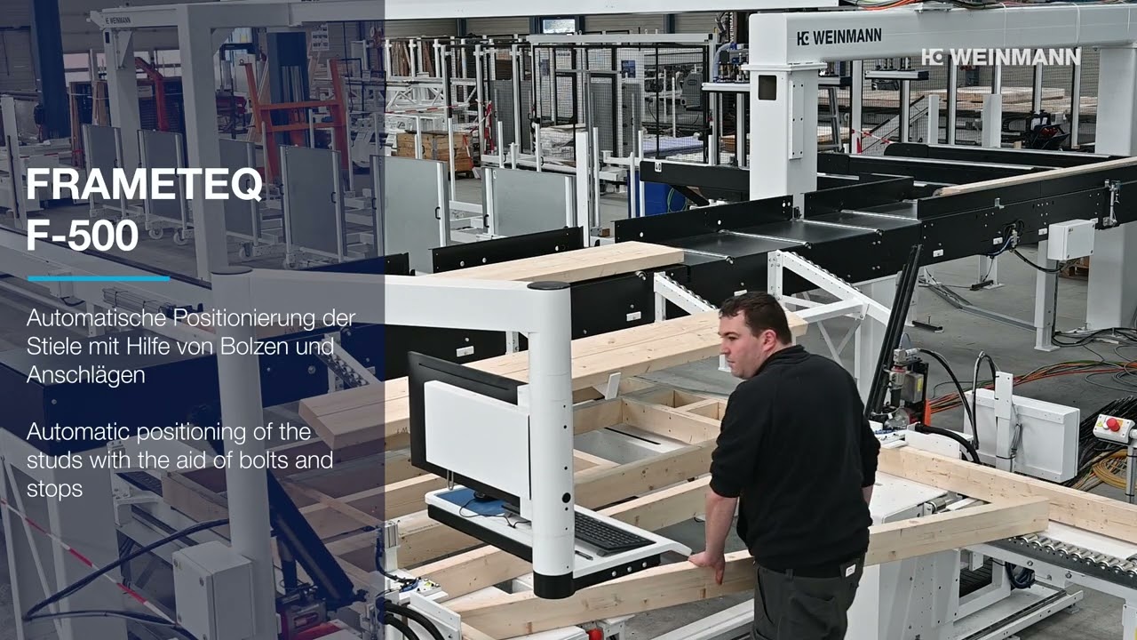 Erstellung eines Riegelwerks mit der FRAMETEQ F-500/ Production of a frame work with FRAMETEQ F-500