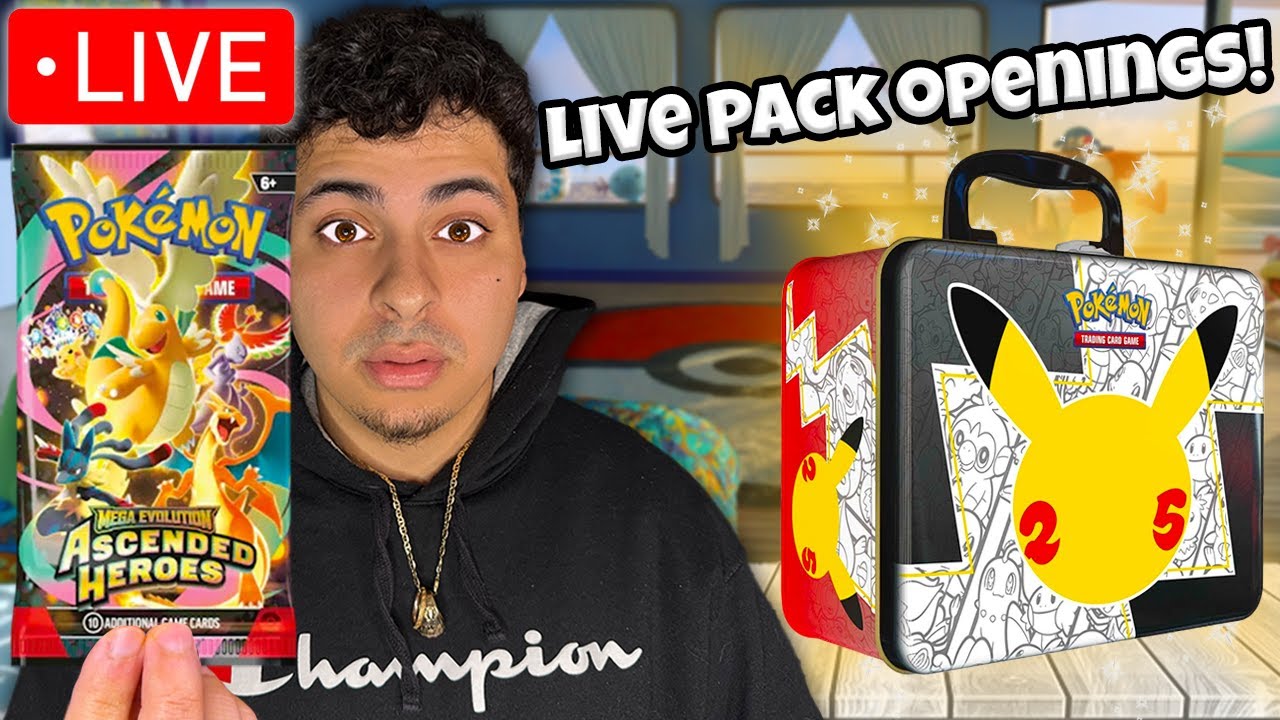 🔴 *LIVE* POKEMON MYSTERY BAGS & FRESH RESTOCK! (LIVE Rip & Ship)