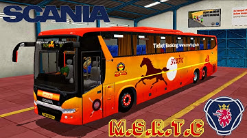 🔴 Download M.S.R.T.C (Ashwamedh) Scania Metrolink HD Livery || Bussid || BussidGameplay 🔴