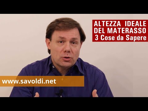 Video: Dormire perfetto: qual è l' altezza migliore del letto?