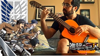 Shingeki no Kyojin (Attack on Titan) Opening 3 - Shinzou wo Sasageyo (Fingerstyle Guitar Cover)