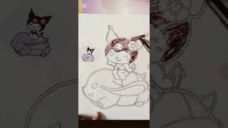 COLOURING BOOK KUROMI  Coloring for kids can be quickly and perfectly colored. #kuromi