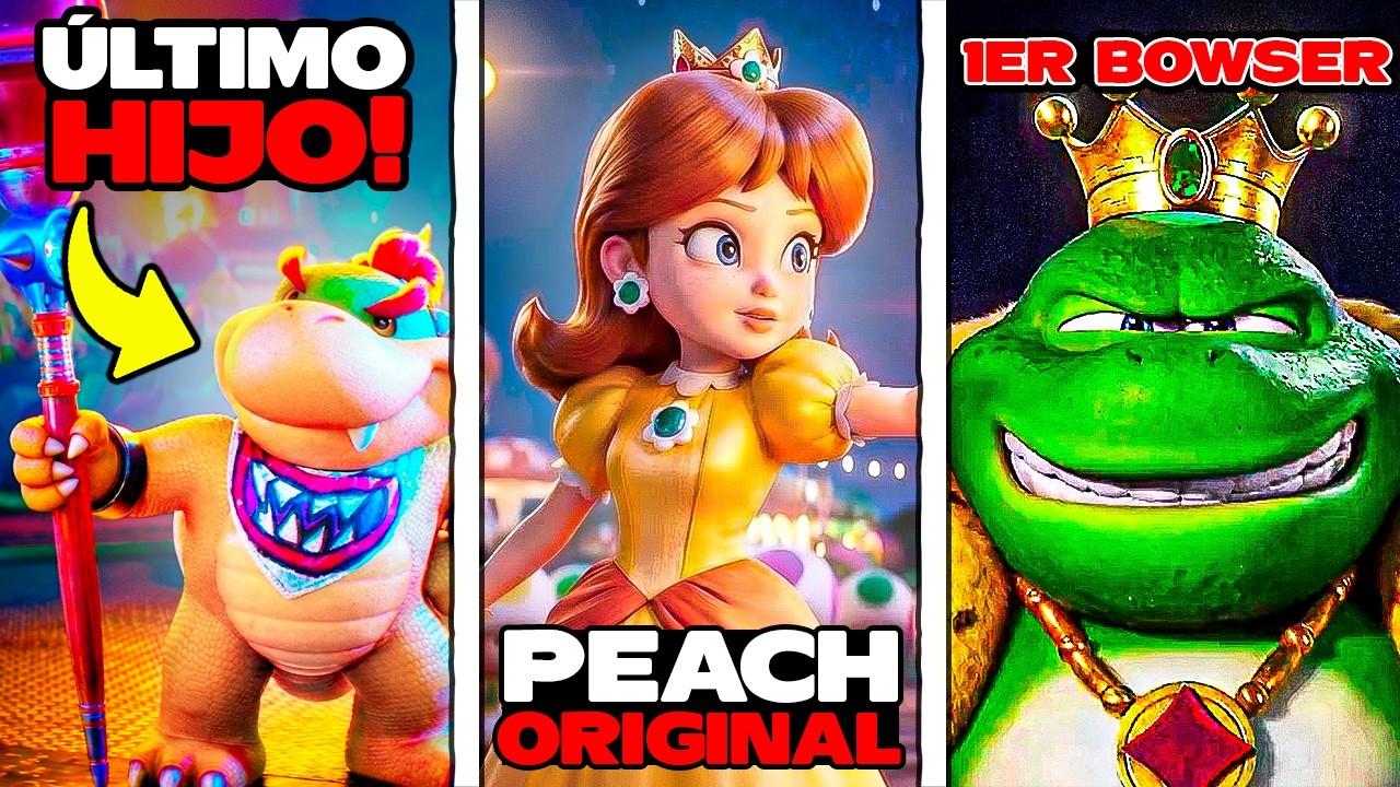 ¡1 COSA Que No Sabías Sobre Cada PERSONAJE de MARIO BROS! (Super Mario Galaxy La Película)