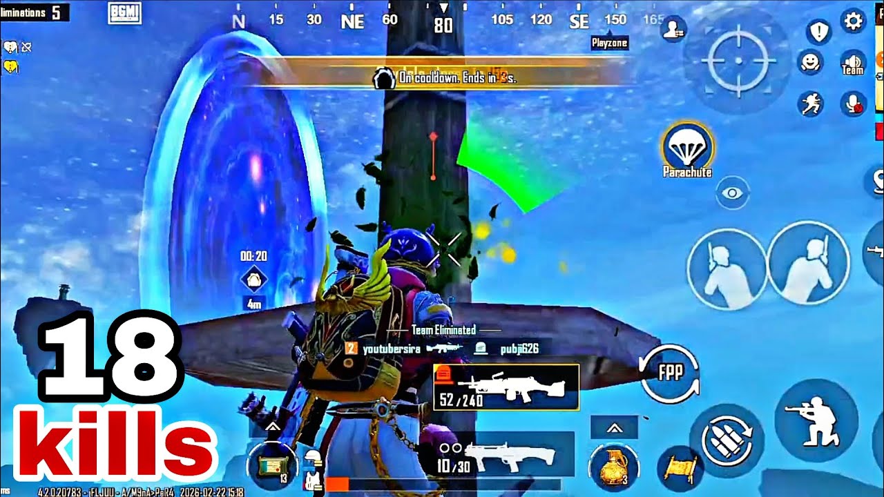 18 kills 😍 the lowest kill of first Time 😭 but full RUSHed game play in Geniiiii mode 🔥 BGMI 