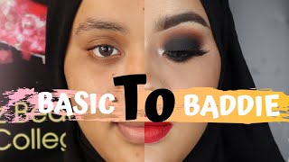 2020 HOW TO : BASIC TO BADDIE || IN-DEPTH BLACK MATTE SMOKEY EYE SHADOW || MAJDA ZABZ screenshot 5