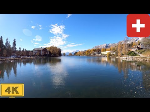 Crans-Montana, Switzerland  | Autumn 【4K】