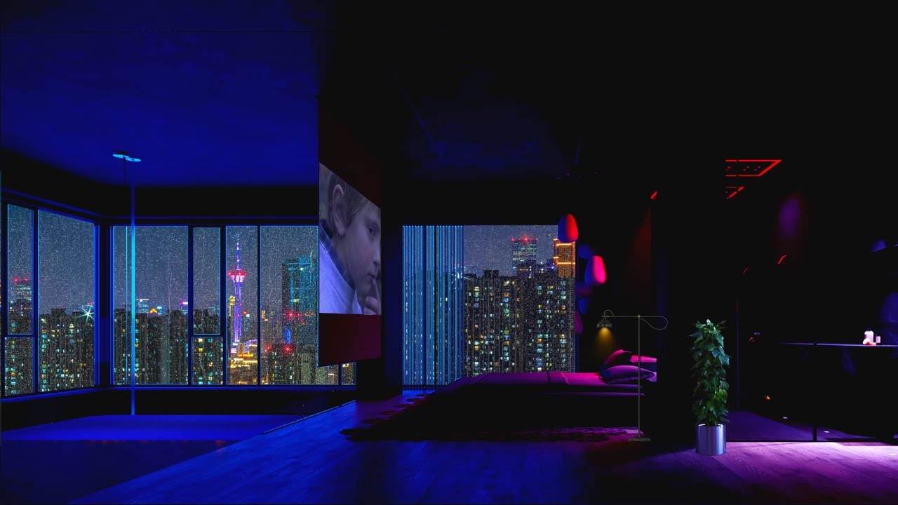 Luxury Apartment In Toronto Calm Rain Out Side Rain Sounds For