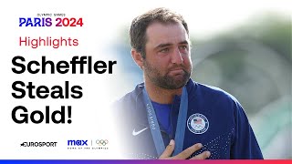 Golf: Team GB's Tommy Fleetwood pipped to Olympic gold by Scottie Scheffler ⛳ | #Paris2024 #Olympics