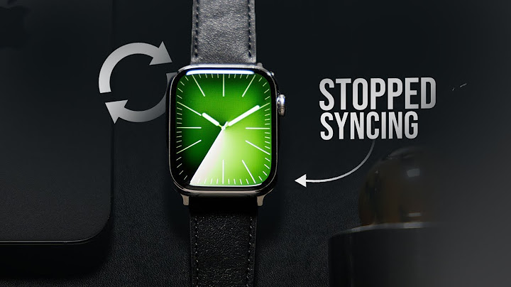 Apple Watch Stopped Syncing with iPhone (fix)