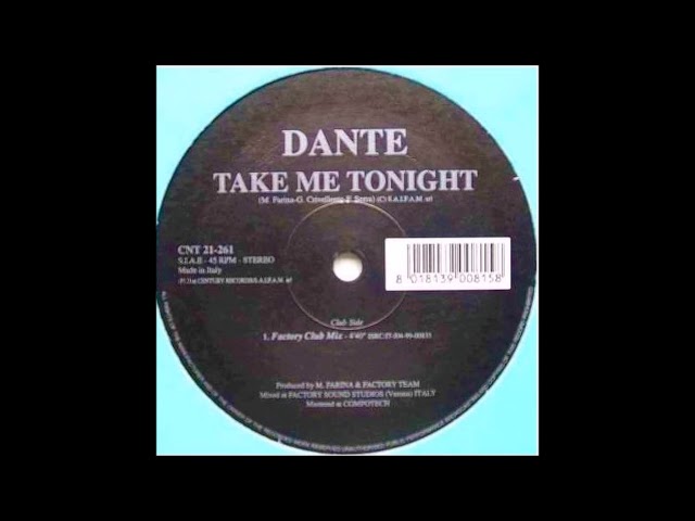 Dante - Take Me Tonight