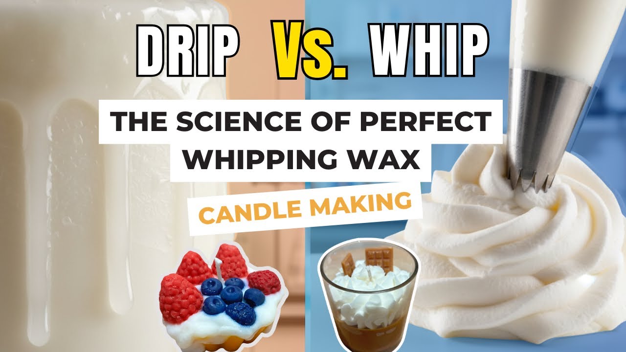 The Secret to Perfect Candle Whipping (Drip vs Whip Method) | DIY Candle Making