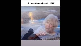 Kid took granny back to WW2 meme #funny #memes #comedy #foryou #short #shorts #shortsfeed #viral