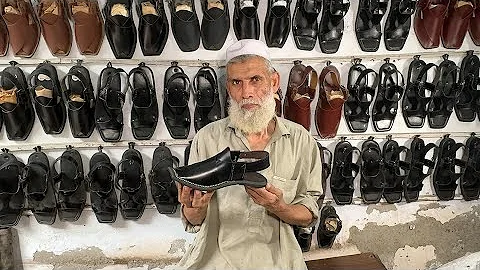80 Years Old Ingenious Craftsman make Handmade Leather Shoes|Amazing Process Of Making Leather Shoes