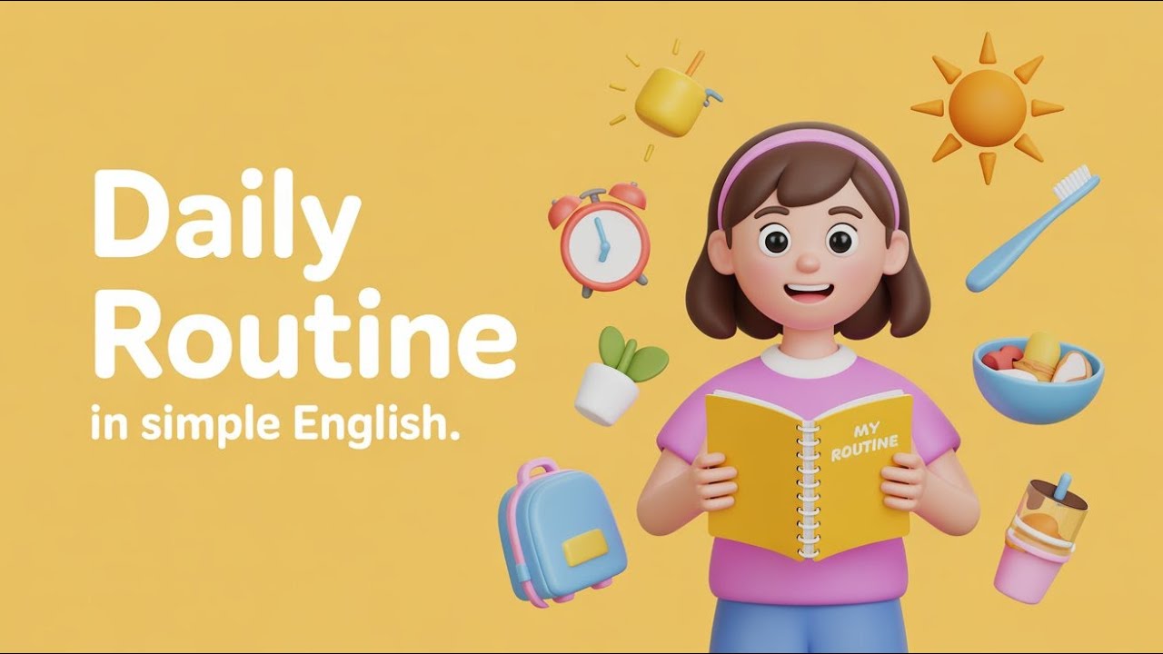 Daily Routine in English | Easy English Speaking Practice for Everyday ...
