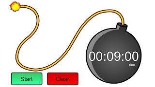 9 MINUTE BOMB TIMER (MUSIC + ALARM)