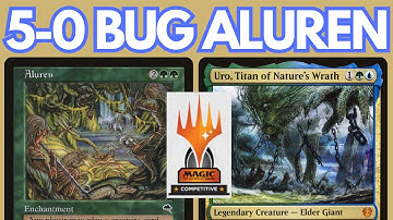 5-0 WITH URO ALUREN! Legacy BUG Combo-Control ft. Witherbloom Command and Coiling Oracle. MTG League