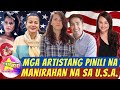 Mga Artistang Pinili na Manirahan Na Sa U.S.A.
