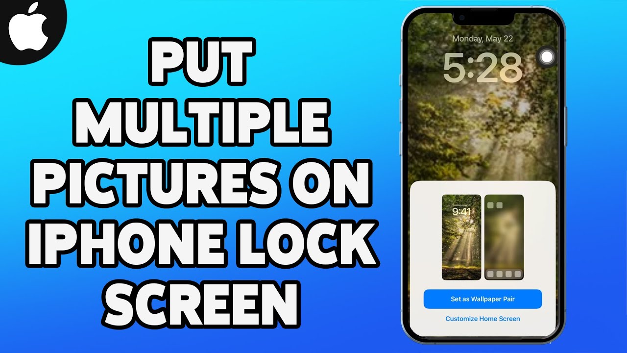 How To Put Multiple Pictures On IPhone Lock Screen 2023 Add Set
