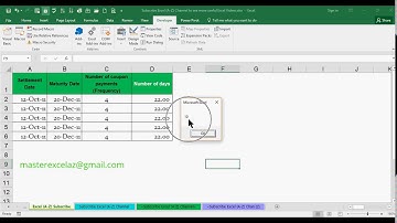 How to Declare Variable with Message box in VBA in MS Excel 2016
