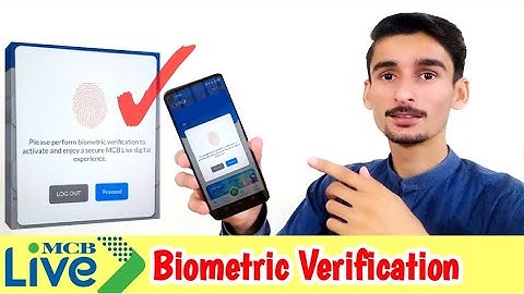 MCB Live Biometric Verification | MCB Live App Biometric