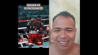 binugbog ni #mannypacquiao Ang black man na KALABAN 😱😱 dito nag joke time din si #pacquiao #shorts