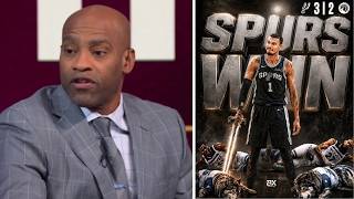 Famous NBA Showtime | Wemby is UNSTOPPABLE! - Vince Carter reacts to Spurs defeat T-Wolves 126-97 in game 5 Profile