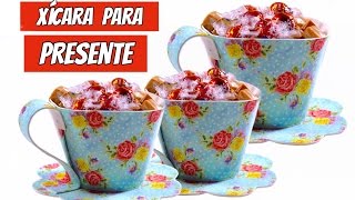 DIY – Xícara em E.V.A para o Dia das Mães