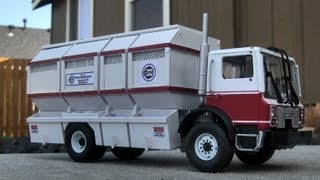 First Gear Diecast 1:34 Scale Mack MR w/ Custom HandBuilt Recycle Truck Body