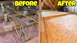 Building Attic Flooring Without Crushing Insulation