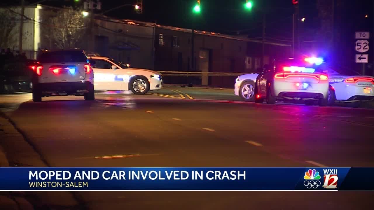 Man killed following moped crash in Winston-Salem - YouTube
