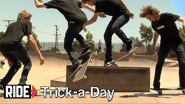 How-To Skateboarding: Backside 180 Nosegrind With Peter Raffin