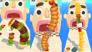 Sandwich Runner - All Levels Gameplay Android,iOS #1