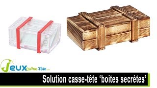 Solution boites secrètes screenshot 1