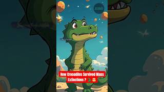 How Crocodiles Survived Mass Extinctions? 🐊🌠🤯 #shorts #animalfacts