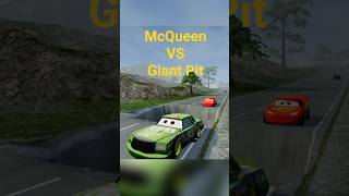 McQueen VS Giant PIT VS Police Chase  #beamngdrive #mcqueen