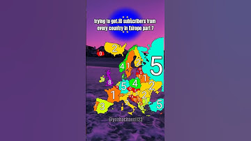 trying to get 10 subscribers from every country in Europe part 7 #subscribers #active #mapping #map