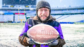 Tackle Football but the Football is 100% ICE! (With YoBoy Pizza)