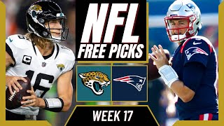 JAGUARS vs PATRIOTS NFL Picks and Predictions Week 17 NFL Free Picks Today