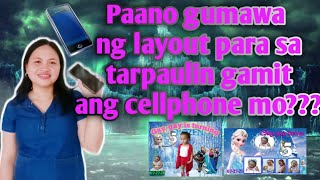 Paano gumawa ng layout para sa tarpaulin gamit lang ang cellphone mo?? screenshot 3