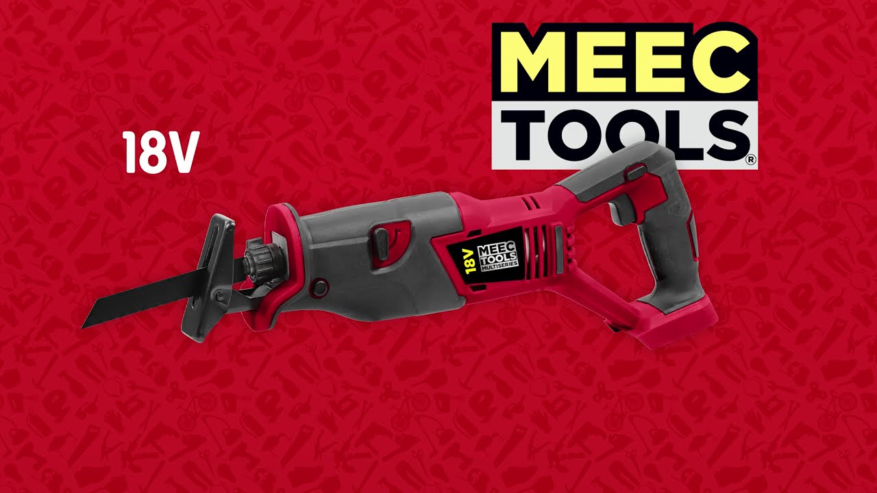 In action: Meec Tools Reciprocating saw 18V