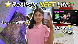 A Realistic Day in My Life as an 11th Grade NEET Aspirant 📚😭⭐️