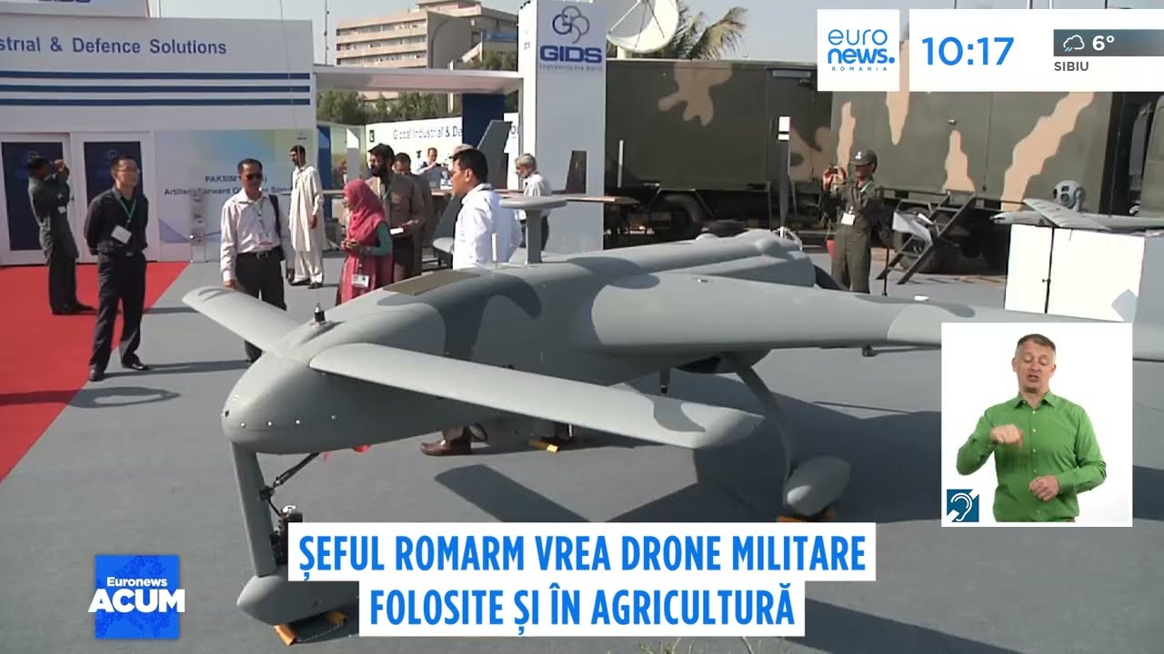 Șeful ROMARM: „Trebuie să investim în drone militare care să poată fi folosite și în agricultură”
