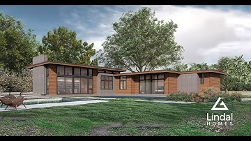 Step Inside a Frank Lloyd Wright-Inspired Lindal Home: The Madison