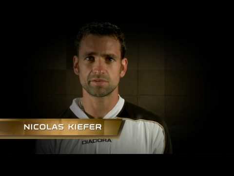 Nicolas Kiefer with Wilson BLX- Wilson Tennis
