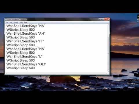 Ghost Typing with .vbs codes HD