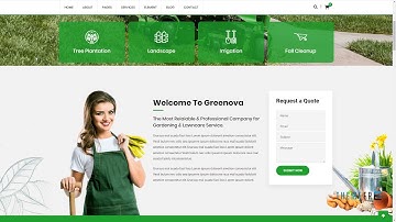 Greenova - Gardening and Landscaping WordPress Theme      Alban Auran