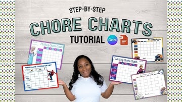 Editable Chore Chart for School-Aged Kids | Fun Home Organization Printable | DIY Tutorial