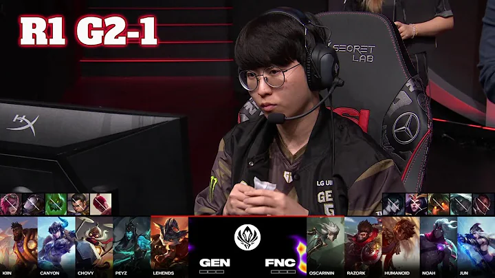 GEN vs FNC - Game 1 | Round 1 LoL MSI 2024 Main Stage | Gen.G vs Fnatic G1 full game - DayDayNews