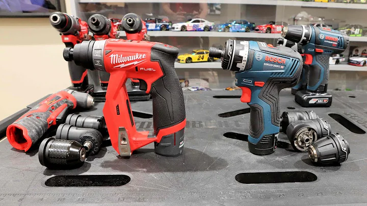 BOSCH GSR12V-300FCB22 Flexiclick 5-In-1 Drill vs Milwaukee 2505-22 4-In-1 Installation Driver